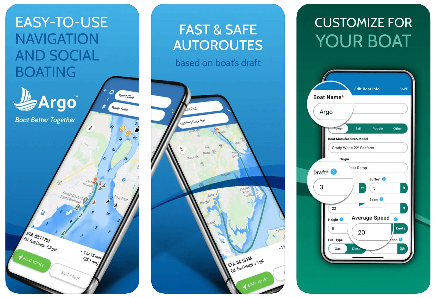Water Navigation App - Waze for Boaters preview