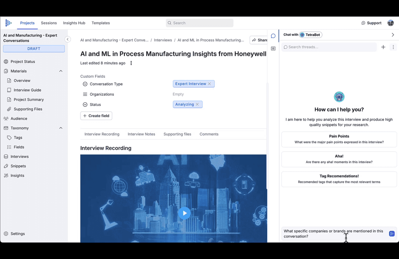 Enterprise Qualitative Analytics Platform preview